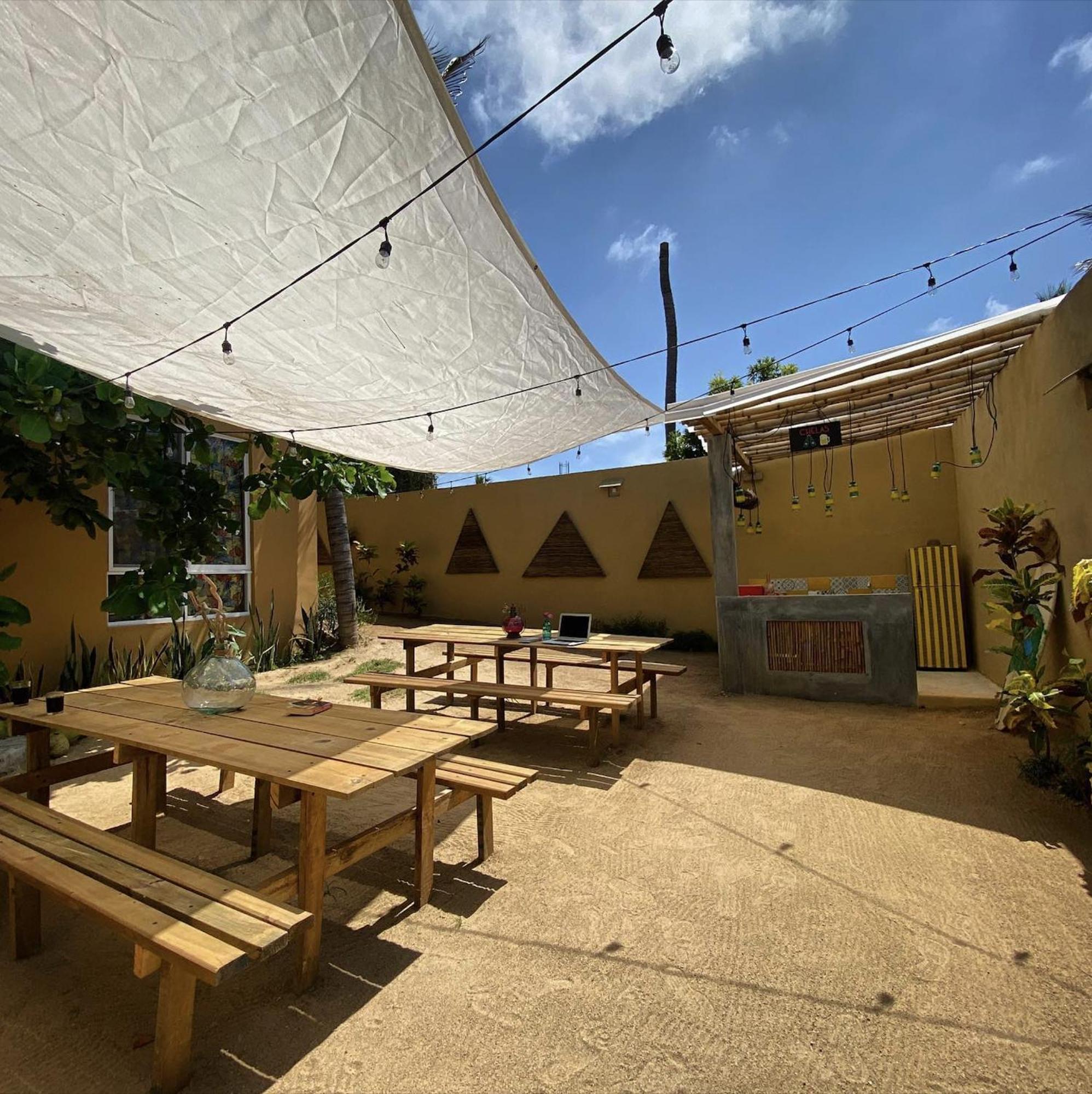 פוארטו אסקונדידו La Palmera Hostel מראה חיצוני תמונה